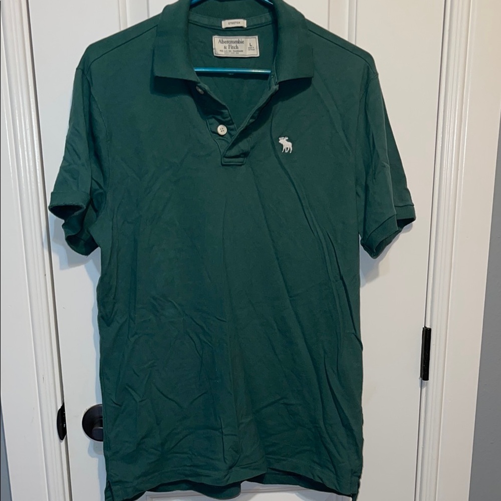 Abercrombie & Fitch Green Polo Classic Shirt